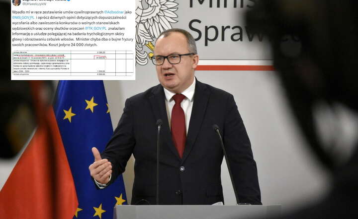 Minister sprawiedliwości Adam Bodnar / autor: Fratria