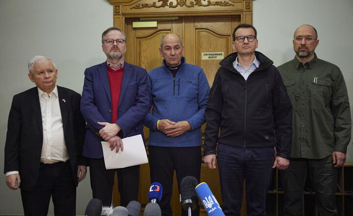 Wizyta przedstawicieli rządów na Ukrainie / autor: fot. PAP