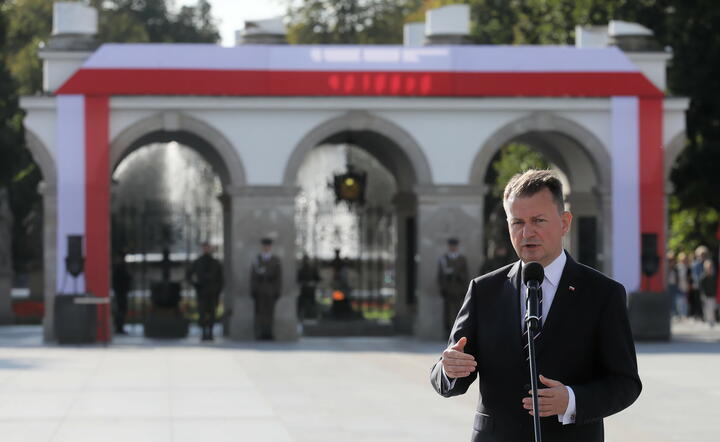 Minister obrony narodowej Mariusz Błaszczak / autor: PAP/Paweł Supernak