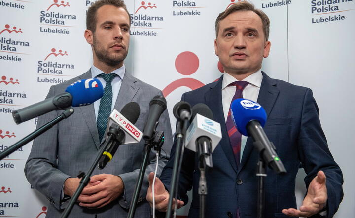 Minister sprawiedliwości, prokurator generalny Zbigniew Ziobro / autor: PAP/Wojtek Jargiło