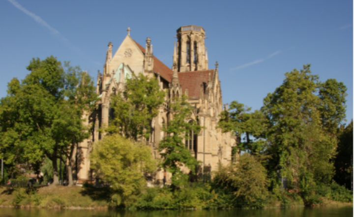 protestancki kościół Johanneskirche w Stuttgarcie / autor: Pixabay