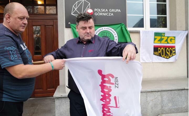 Górnikom ciągle mało / autor:  	PAP/Andrzej Grygiel