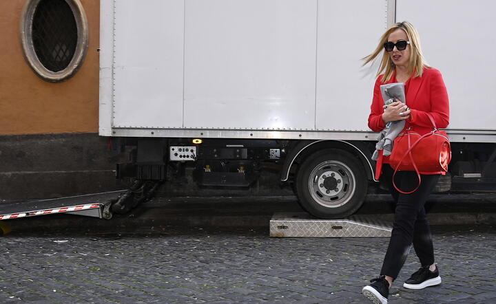 Giorgia Meloni, kandydatka na premiera konserwatywnego rządu Włoch / autor: fotoserwis PAP