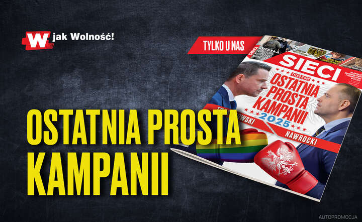 Okładka tygodnika Sieci / autor: Fratria 