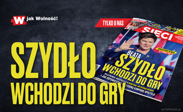Okładka tygodnika 'Sieci' / autor: Fratria