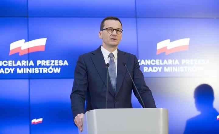 premier Mateusz Morawiecki / autor: Fratria