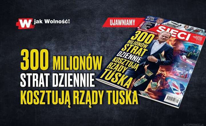 Okładka tygodnika Sieci / autor: Fratria