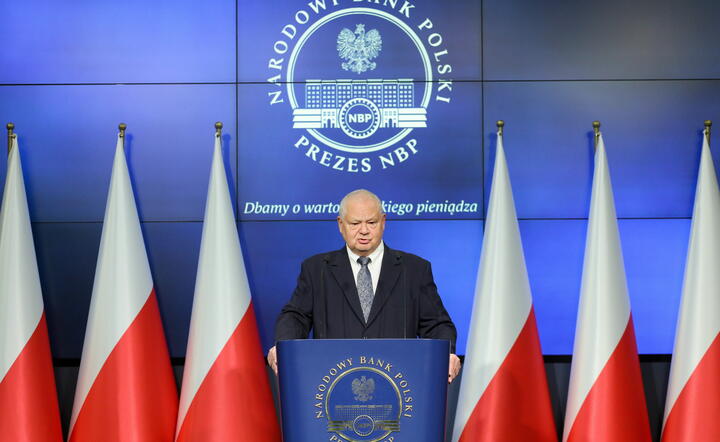Prezes Narodowego Banku Polskiego Adam Glapiński / autor: PAP/Paweł Supernak