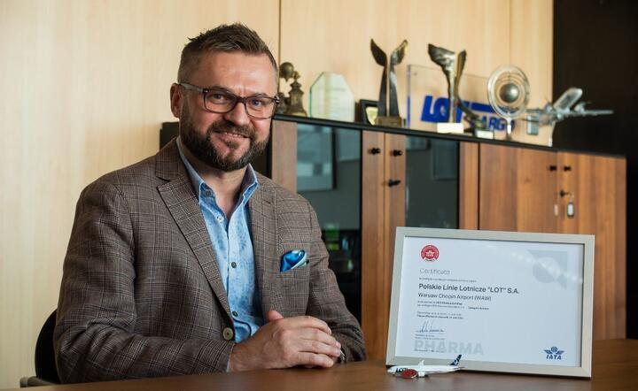 Michał Grochowski, Dyrektor Biura Cargo i Poczty PLL LOT.  / autor: LOT