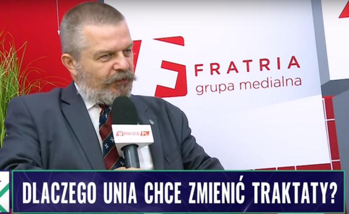 Podczas Krynica Forum 2023, Stanisław Koczot rozmawiał z dr hab. Przemysławem Żurawskim vel Grajewskim, profesorem Uniwersytetu Łódzkiego / autor: wPolsce.pl
