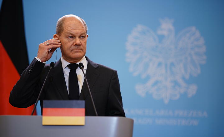 kanclerz Niemiec Olaf Scholz / autor: PAP/EPA/CLEMENS BILAN