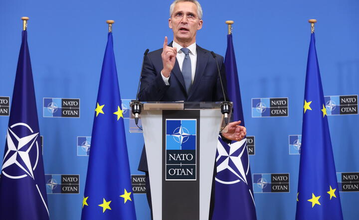 sekretarz generalny NATO Jens Stoltenberg / autor: PAP/EPA/STEPHANIE LECOCQ