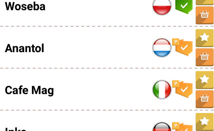 Screen z aplikacji Polskie Marki 2.0