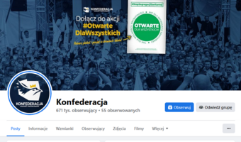 Facebook zamyka Konfederację