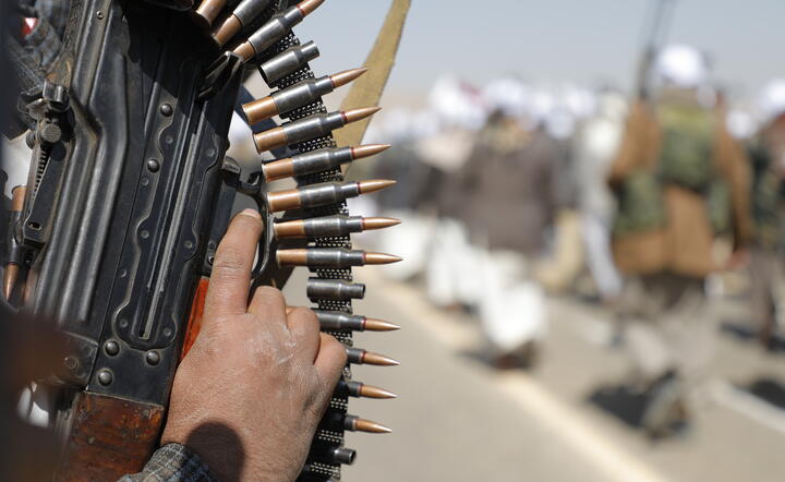 YEMEN HOUTHIS ISRAEL GAZA CONFLICT / autor: PAP/EPA/OSAMAH YAHYA