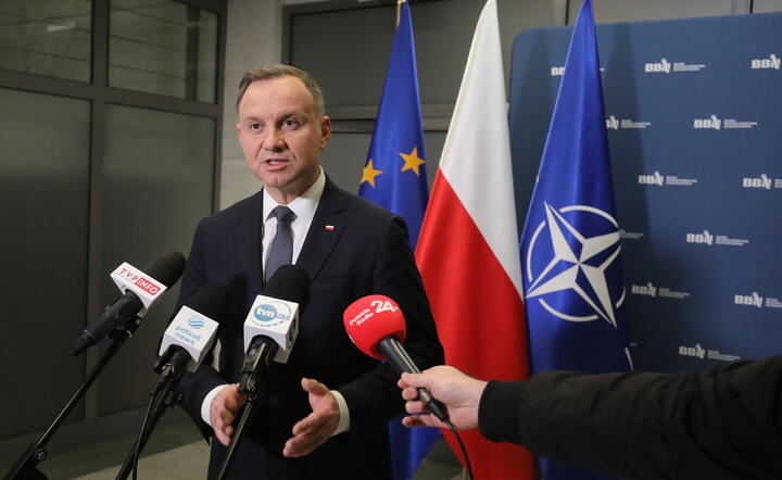 WARSZAWA BBN KONFERENCJA PREZYDENTA DUDY / autor: PAP/Paweł Supernak