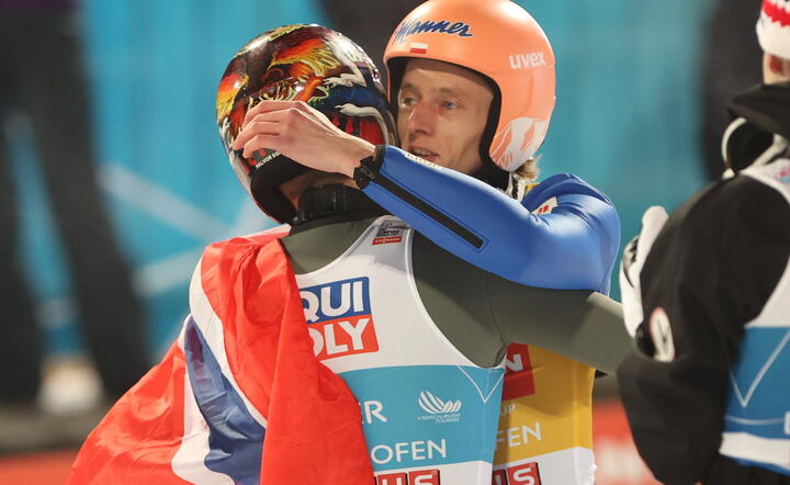 Halvor Egner Granerud i Dawid Kubacki / autor: PAP/Grzegorz Momot