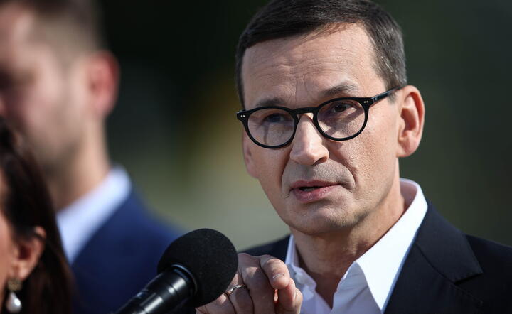 Mateusz Morawiecki w Januszkowicach / autor: PAP