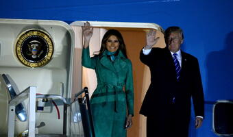 WIZYTA DONALDA TRUMPA: Prezydent USA rozpoczął pobyt w Warszawie