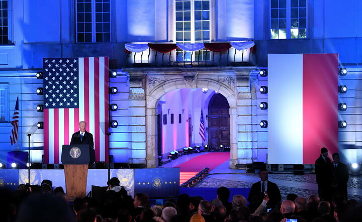 Joe Biden w Warszawie / autor: PAP