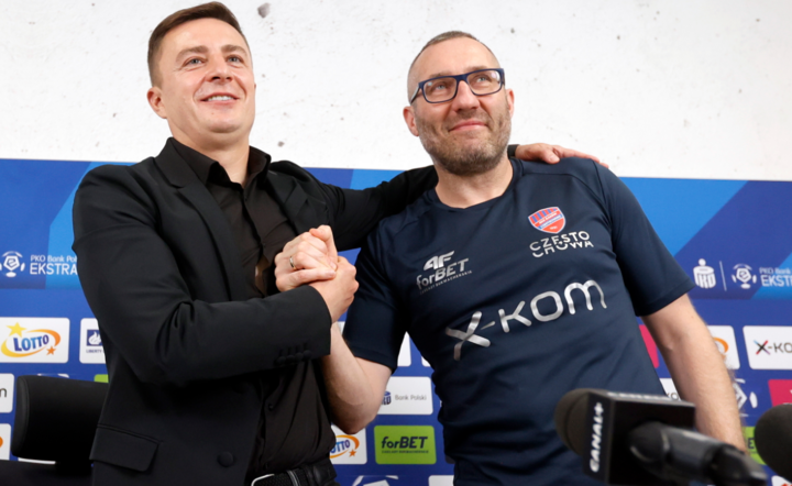 Świerczewski i Papszun / autor: PAP/Waldemar Deska