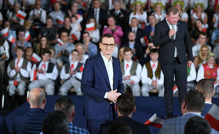 Mateusz Morawiecki w Rutkach - Kossaków / autor: PAP