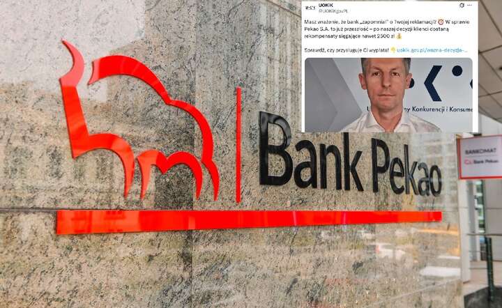 UOKiK zdecydował, że Bank Pekao musi wypłacić klientom rekompensaty / autor: materiały prasowe Banku Pekao / X