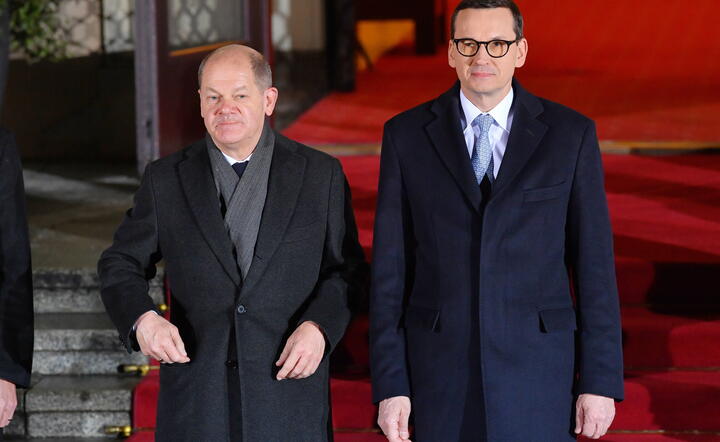Olaf Scholz i Mateusz Morawiecki / autor: PAP/Radek Pietruszka