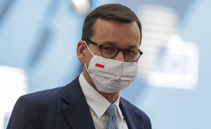 Premier Mateusz Morawiecki / autor: PAP/EPA/STEPHANIE LECOCQ / POOL