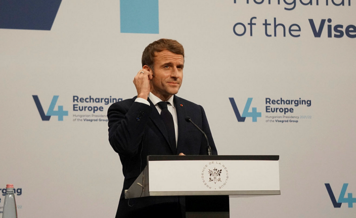 prezydent Francji Emmanuel Macron / autor: Fratria
