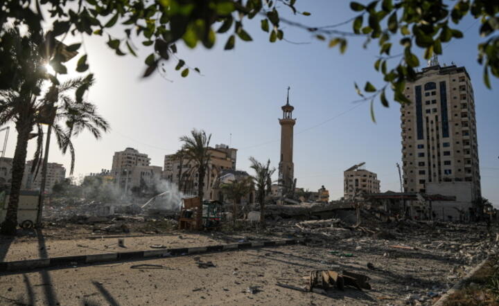 Gaza / autor: PAP/EPA/MOHAMMED SABER