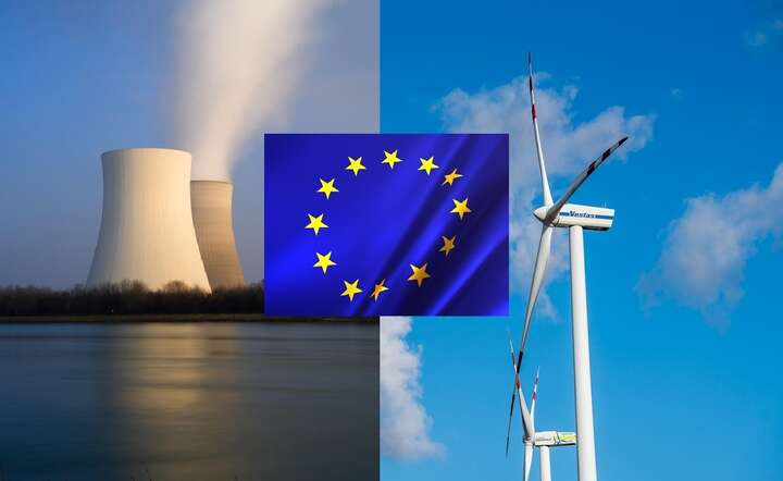 Czy branża atomowa zdobędzie w UE równe prawa z OZE jako czysta energia? / autor: Fratria / AS + Pixabay x 2