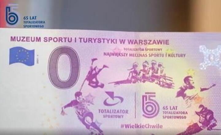 Totalizator Sportowy: Unikatowy banknot dla kolekcjonerów!