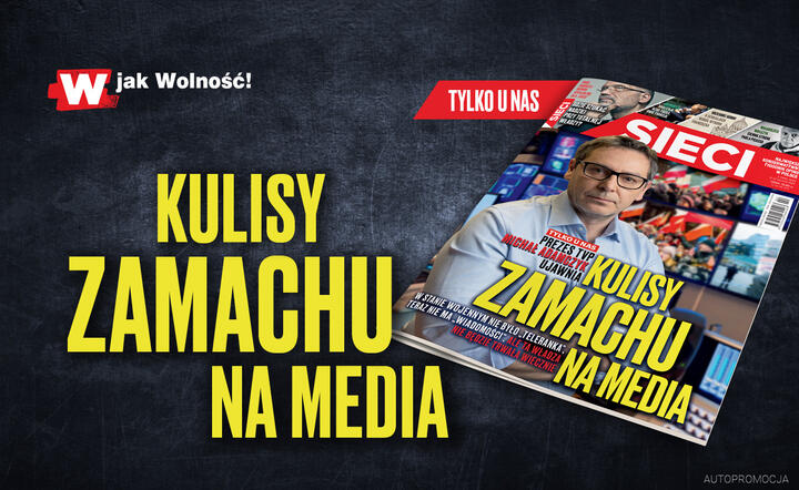 Okładka tygodnika "Sieci" / autor: Fratria