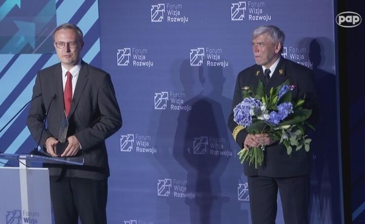 Paweł Borys na Forum Wizja Rozwoju / autor: Fot. PAP - kadr z filmu