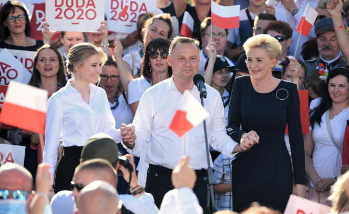 Andrzej Duda z rodziną / autor: PAP, Darek Delmanowicz