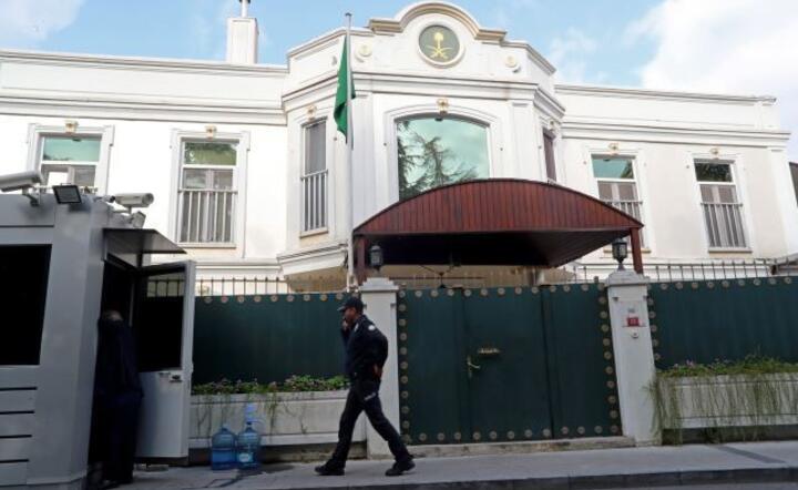Konsulat Arabii Saudyjskiej w Stambule / autor: PAP/EPA/TOLGA BOZOGLU