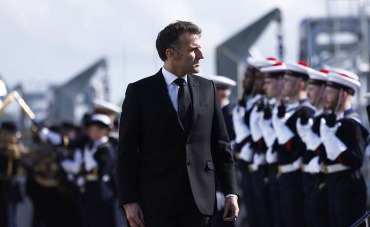 Prezydent Francji Emmanuel Macron / autor: PAP