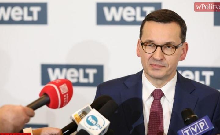 Matesz Morawiecki w wywiadzie dla niemieckiego "Die Welt": / autor: KPRM, Twitter