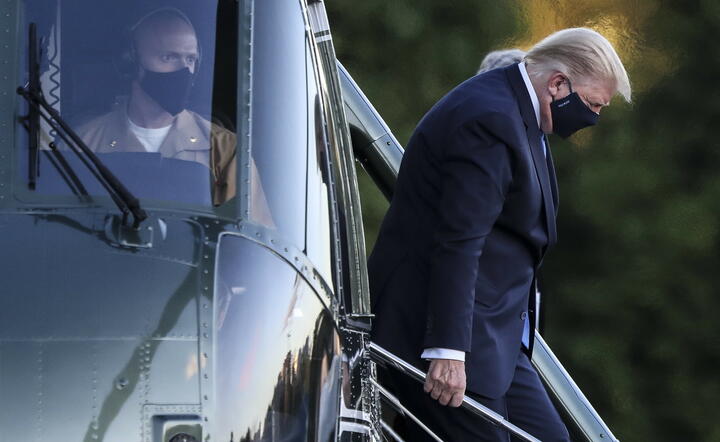 Były prezydent USA Donald Trump / autor: fot. PAP/EPA