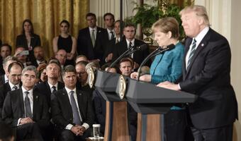 Merkel i Trump o współpracy w ramach NATO i o wolnym handlu