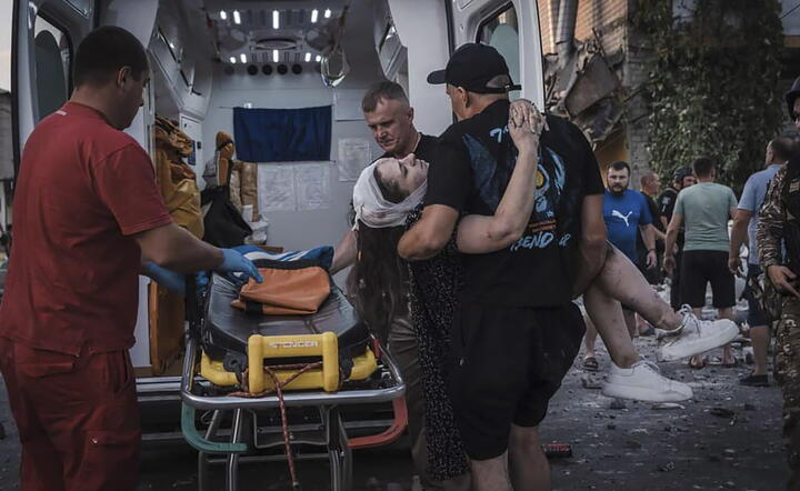 Ofiary ataku na Pokrowsk / autor: PAP/EPA