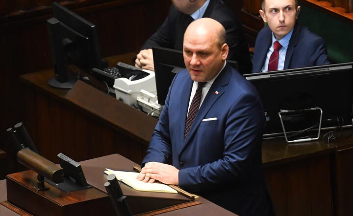 Minister ds. europejskich Szymon Szynkowski vel Sęk  / autor: PAP/Piotr Nowak