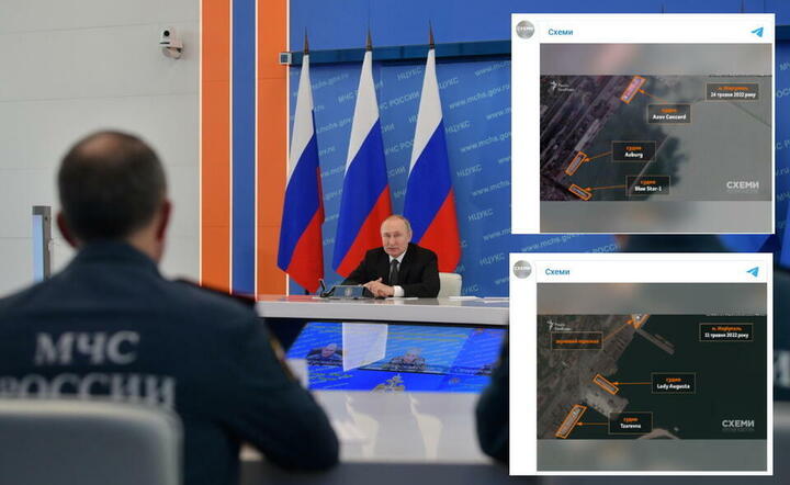 Zdjęcie ilustracyjne / autor: PAP/EPA, screenshot Telegram Схеми