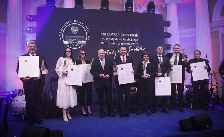 Laureacji konkursu NBP im. Władysława Grabskiego / autor: NBP