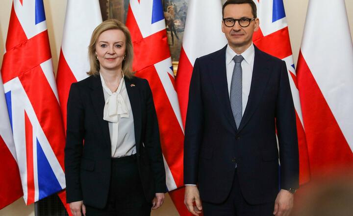 Truss i Morawiecki / autor: Twitter/Morawiecki 