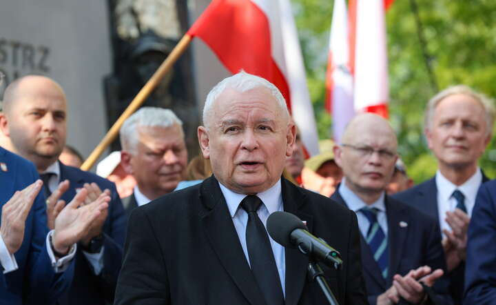 Prezes PiS Jarosław Kaczyński / autor: PAP