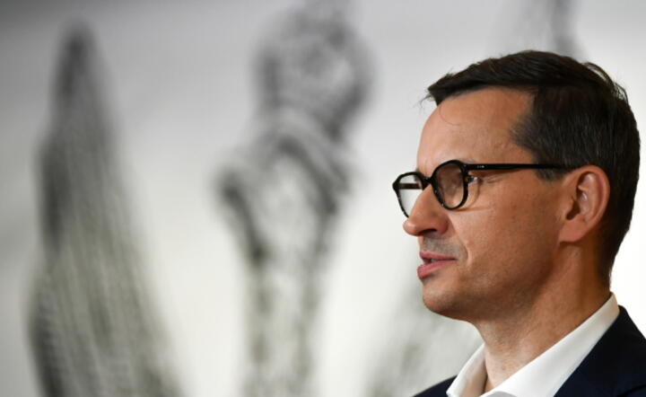 Premier Mateusz Morawiecki podczas oficjalnego otwarcia XVII Zjazdu Klubów Gazety Polskiej w Centralnym Ośrodku Sportu - Ośrodku Przygotowań Olimpijskich w Spale / autor: PAP/Grzegorz Michałowski