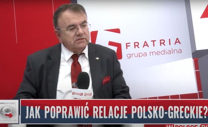 Podczas XIII Kongresu Polska Wielki Projekt Agnieszka Łakoma rozmawiała z Januszem Athanasiadisem, prezesem Polsko-Greckiej Izby Przemysłowo-Handlowej / autor: fot. Fratria