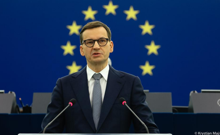 Mateusz Morawiecki w PE / autor: KPRM/Krystian Maj